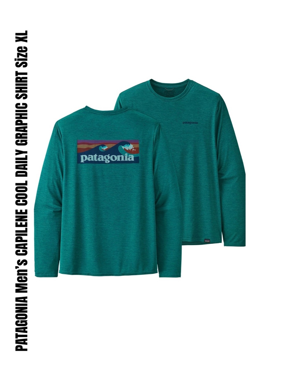 PATAGONIA Men’s CAPILENE COOL DAILY GRAPHIC SHIRT Size XL